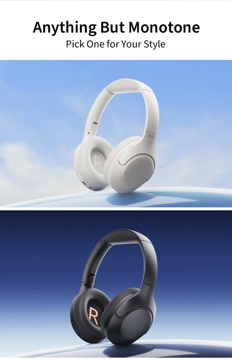 QCY H3 Lite Auriculares ANC Bluetooth 5.3 60H