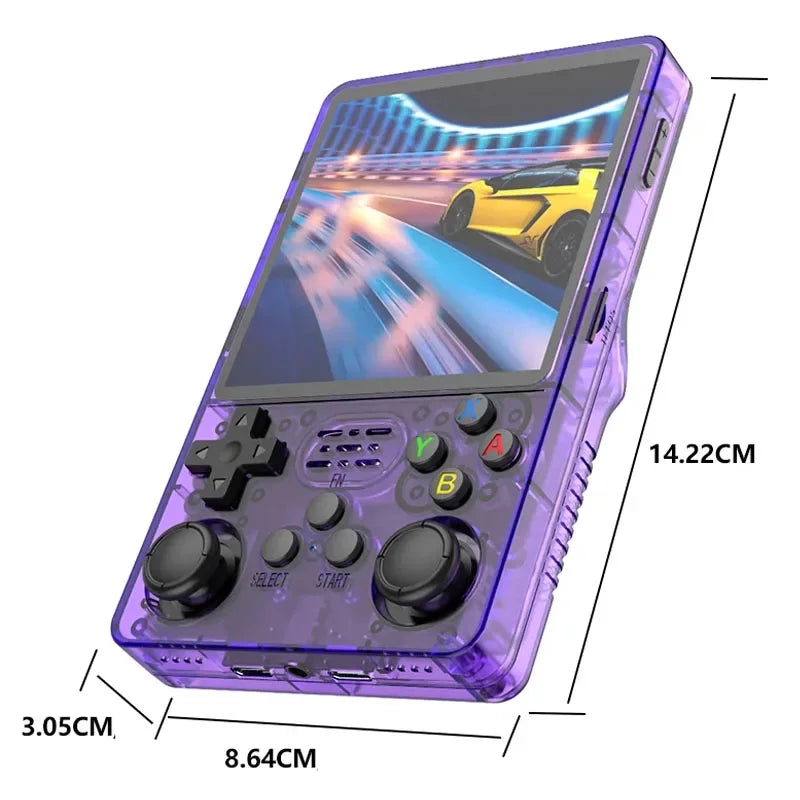 Consola Retro Portátil R36S Plus Pantalla IPS 4" +20.000 Juegos