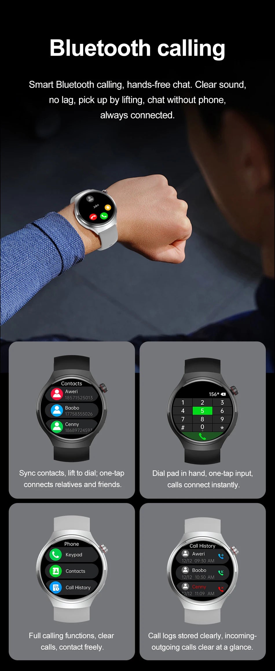 Watch 4 Pro Reloj Inteligente GPS IP68