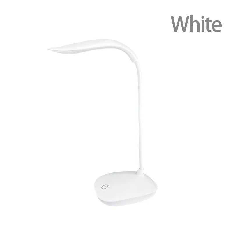 Lámpara LED de escritorio de lectura, lámpara de escritorio portátil, luz de mesa con carga USB, atenuación táctil, aprendizaje de protección ocular, iluminación de habitación y oficina