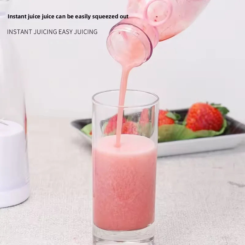 Licuadora Portátil 420ml con 6 Cuchillas para Batidos