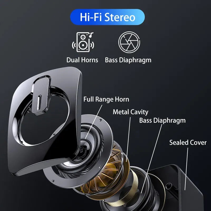 Mini caja de sonido para ordenador, caja de sonido para PC, altavoces envolventes estéreo HIFI con luz LED para ordenador de escritorio, proyector, tabletas y portátiles