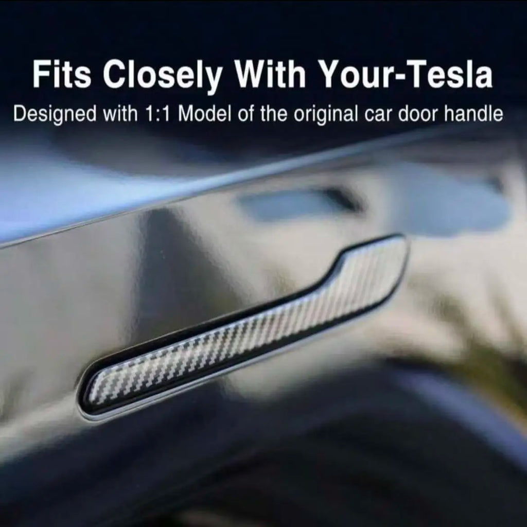 1 Juego de película protectora para manija de puerta Tesla modelo actualizado 3Y, película protectora transparente de TPU resistente a los arañazos
