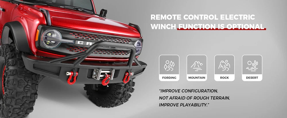 Coche RC WLtoys 104020 1:10 4WD Escalada Todoterreno 3000mAh