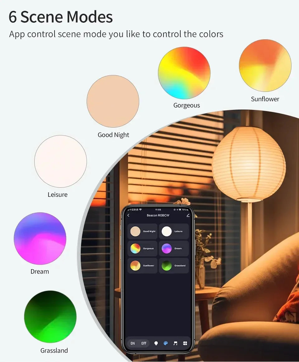 Bombillas LED Inteligentes Tuya Bluetooth E27
