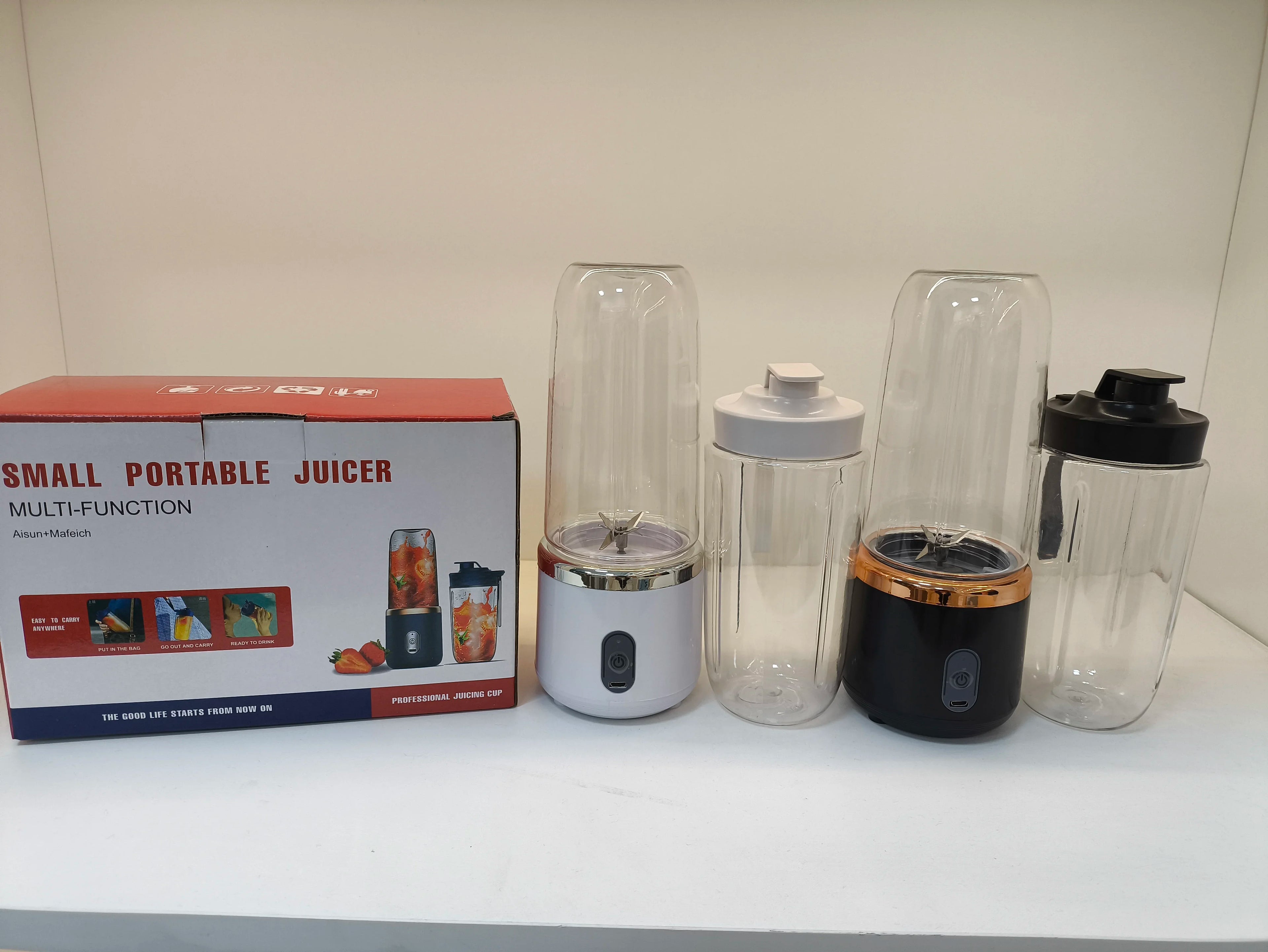 Licuadora Portátil USB 400ml Vaso Eléctrico para Jugos