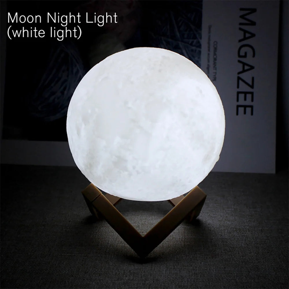 Luz LED de libro, luz de luna, lámpara de estrella, luz de noche de Luna DIY, regalo de cumpleaños para niños, decoración de dormitorio, luz nocturna, luces de ambiente
