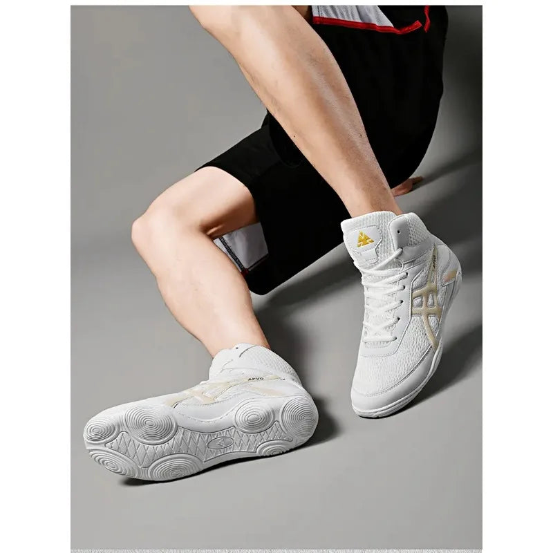 Zapatillas de lucha unisex antideslizantes con absorción de impactos