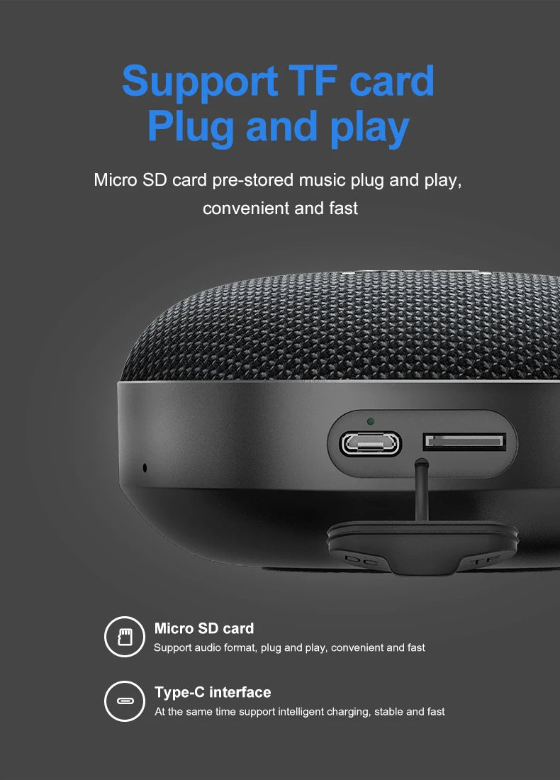 Altavoz Bluetooth inalámbrico para bicicleta, Mini Subwoofer portátil resistente al agua, Caja De Som, caja De sonido, música, Bocina, Coluna Blootooth