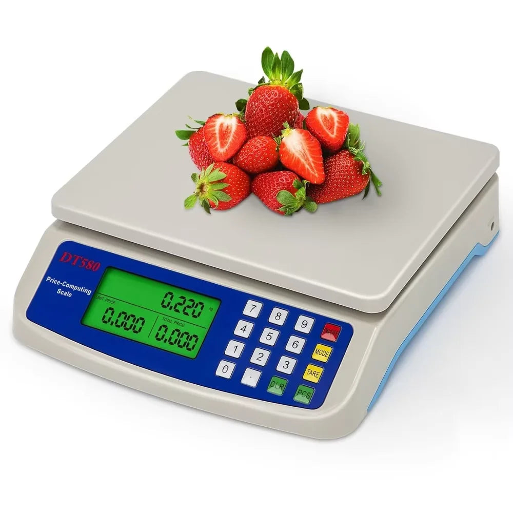 Báscula Digital de Cocina 30KG Alta Precisión Pantalla LCD