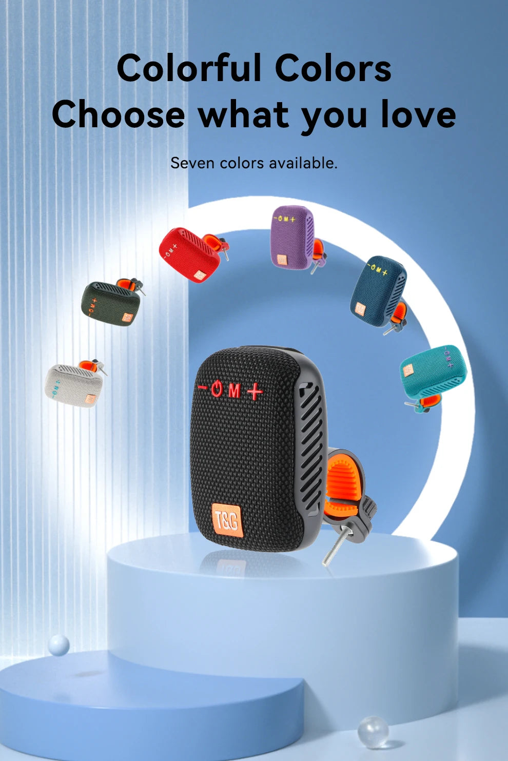 Altavoz Bluetooth inalámbrico para bicicleta, Mini Subwoofer portátil resistente al agua, Caja De Som, caja De sonido, música, Bocina, Coluna Blootooth
