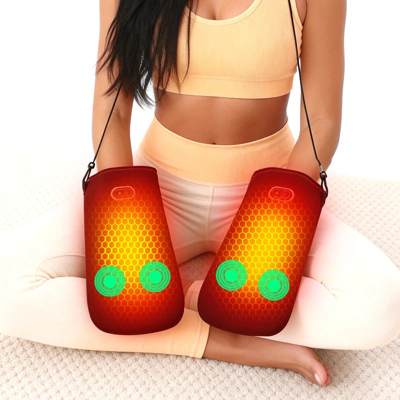 Masajeador Eléctrico Vibratorio para Manos con Calor y Compresión, Alivia el Dolor y la Molestia por Uso Excesivo o Lesiones, Puerto USB, Uso Familiar, Cuidado de las Manos