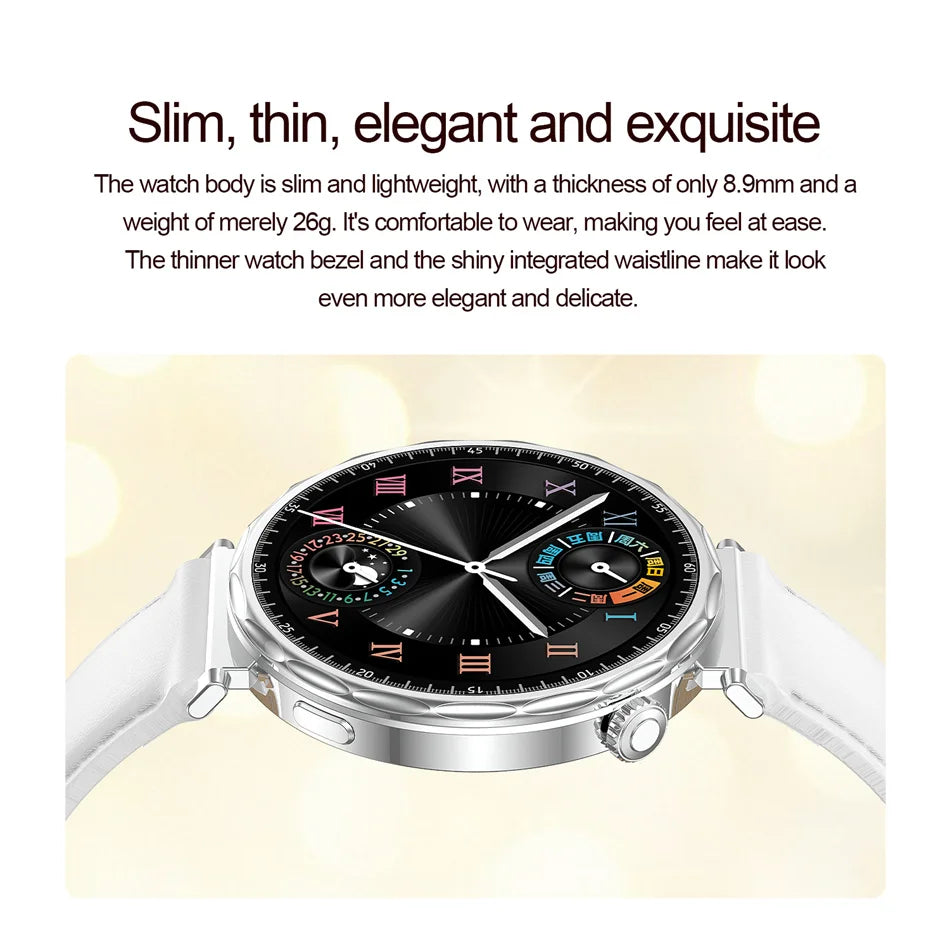 Reloj Inteligente Mujer AMOLED Bluetooth IP68