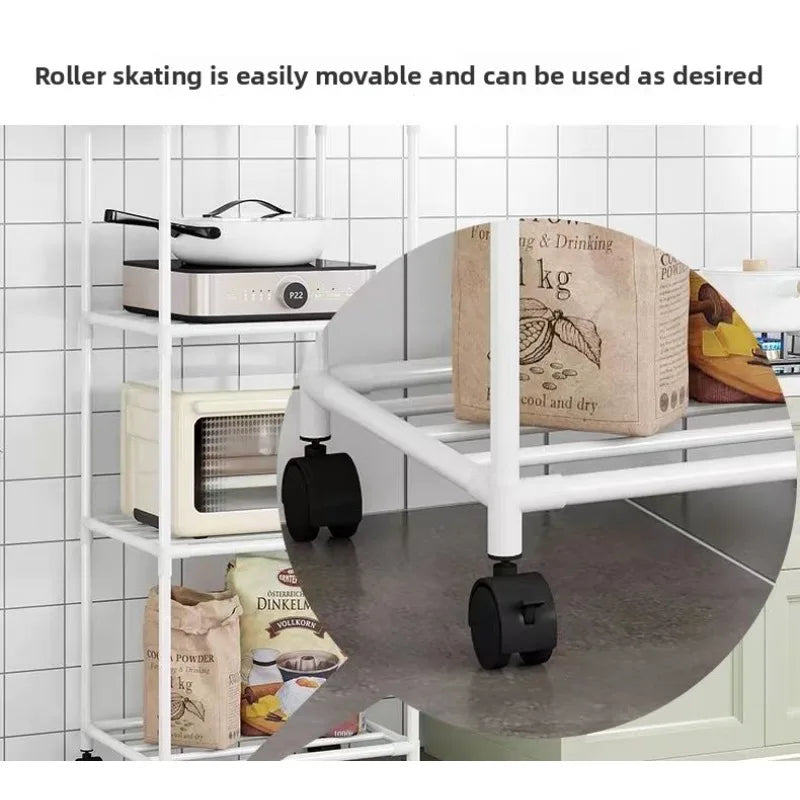 Carrito de almacenamiento multinivel para cocina y baño