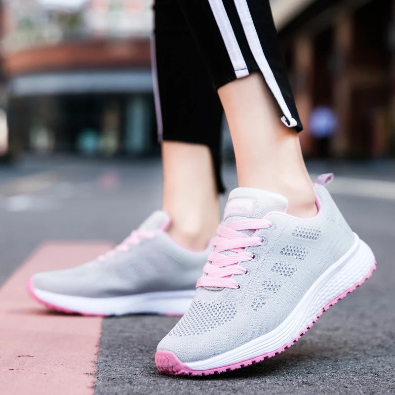 YRZL Zapatillas de deporte para hombre, zapatillas de deporte transpirables de malla cómodas y ligeras a la moda, zapatos deportivos para parejas, zapatos de tenis al aire libre para hombres