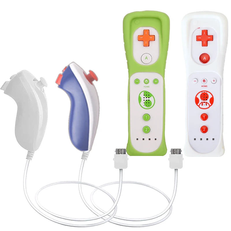 Control Inalámbrico con Nunchuck para Nintendo Wii Motion Plus