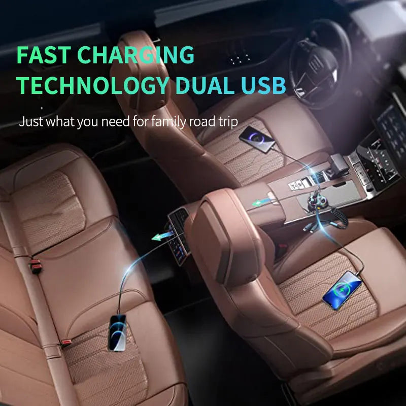 Transmisor FM Bluetooth 5.0 para Auto con Carga Rápida Type-C PD 25W