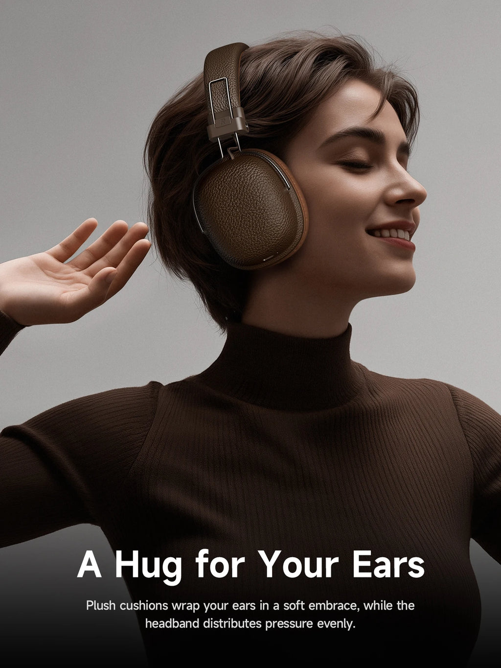 HOCO Retro Auriculares Bluetooth 5.4 Cuero PU HiFi