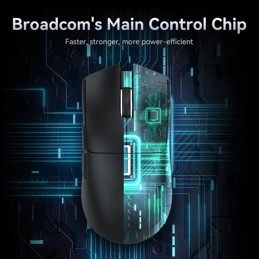 Ratón inalámbrico para juegos Attack Shark R1/X11, 18K DPI PAW3311, ergonómico, ligero, triodo Bluetooth 2,4 GHz USB, para PC/portátil