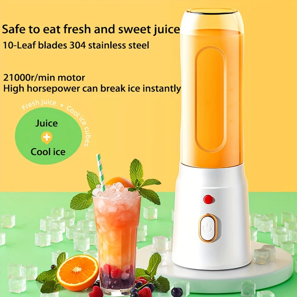 Exprimidor de Frutas Multifunción USB con 10 Cuchillas