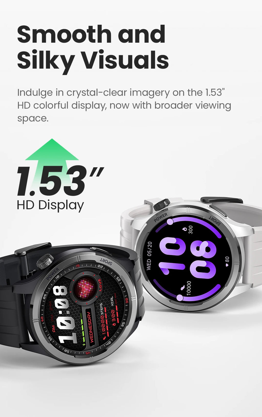 Reloj Inteligente Solar Neo con Pantalla HD, Control de Salud 24H y Llamadas