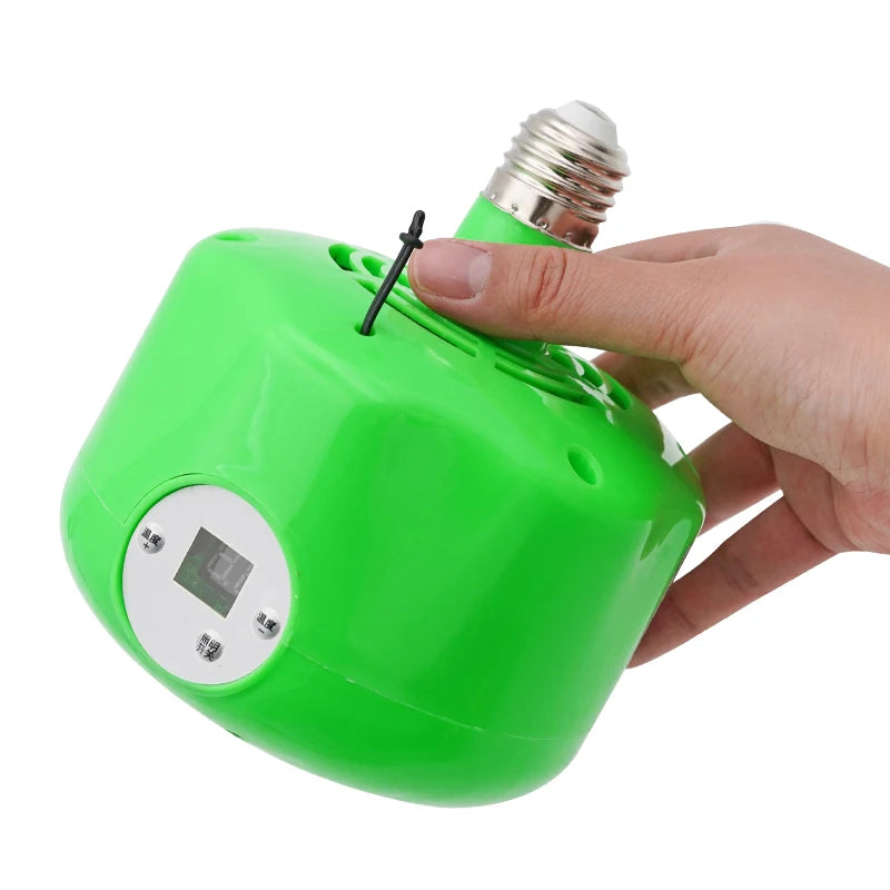 Lámpara Calefactora 220V con Control de Temperatura para Mascotas