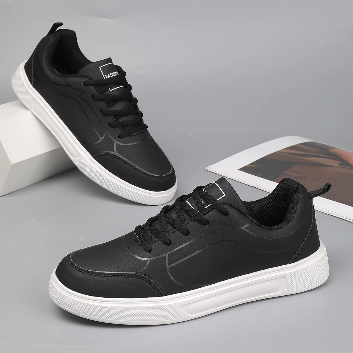 Zapatos ligeros para correr para hombre, zapatillas informales cálidas para invierno, cómodos zapatos deportivos impermeables para hombre, zapatos para caminar con cordones