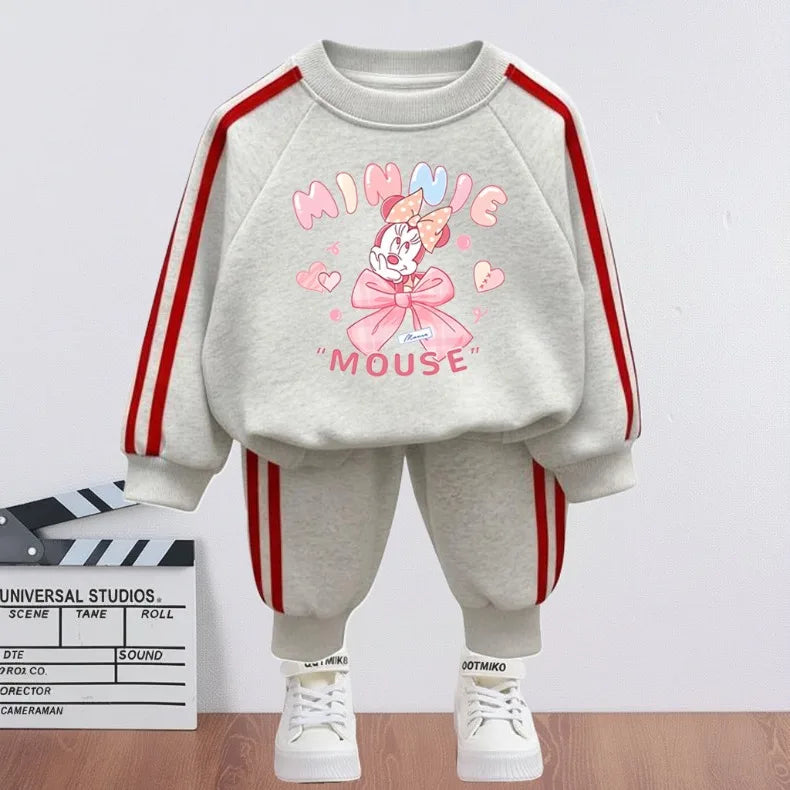 Conjuntos de ropa para niños, sudaderas con capucha y pantalones de rayas laterales, conjunto de sudaderas informales de dos piezas, nuevo estilo, primavera 2026