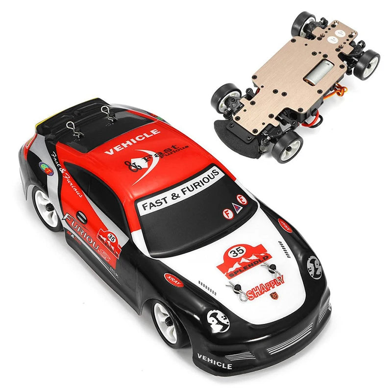 Wltoys RC 284019 Control remoto 1/28 30 Km/H Mosquito de carreras de alta velocidad 2,4 GHz todoterreno RTR Rally Drift Car