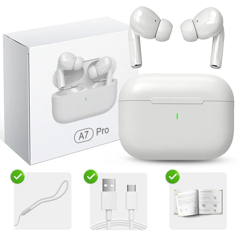 Auriculares Bluetooth TWS HiFi con Micrófono y Estuche de Carga