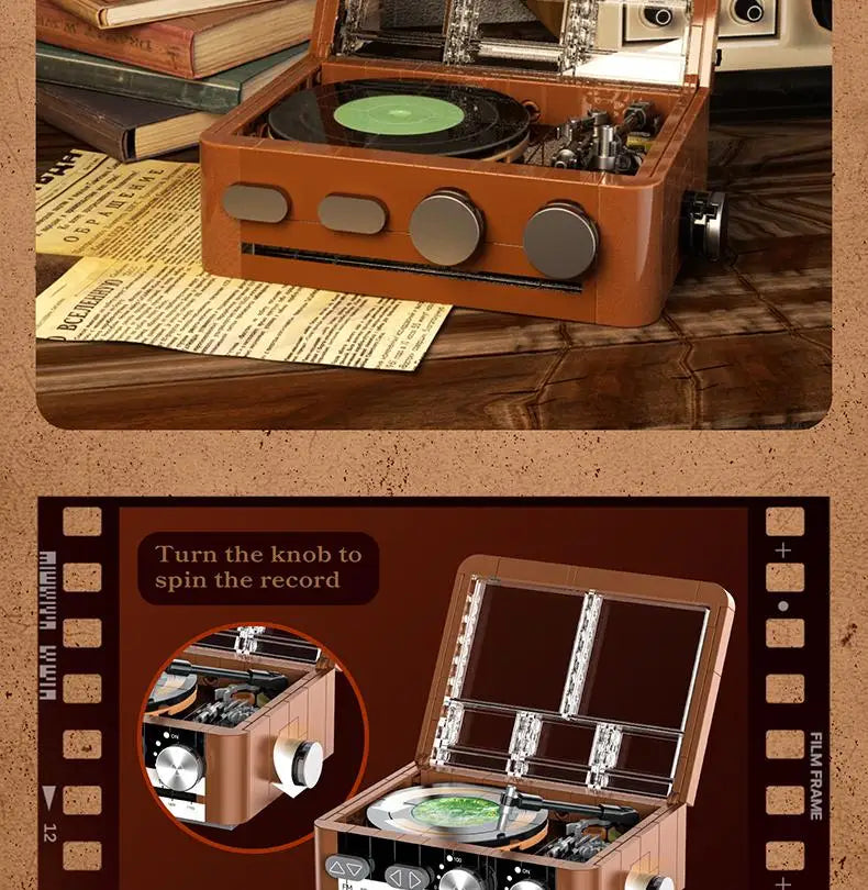 Consola de Juegos de la Serie Electrónica Retro JAKI, Bloques de Construcción de Alta Calidad, Modelo MOC, Ensamblaje Creativo, Adorno, Regalo de Cumpleaños para Niños