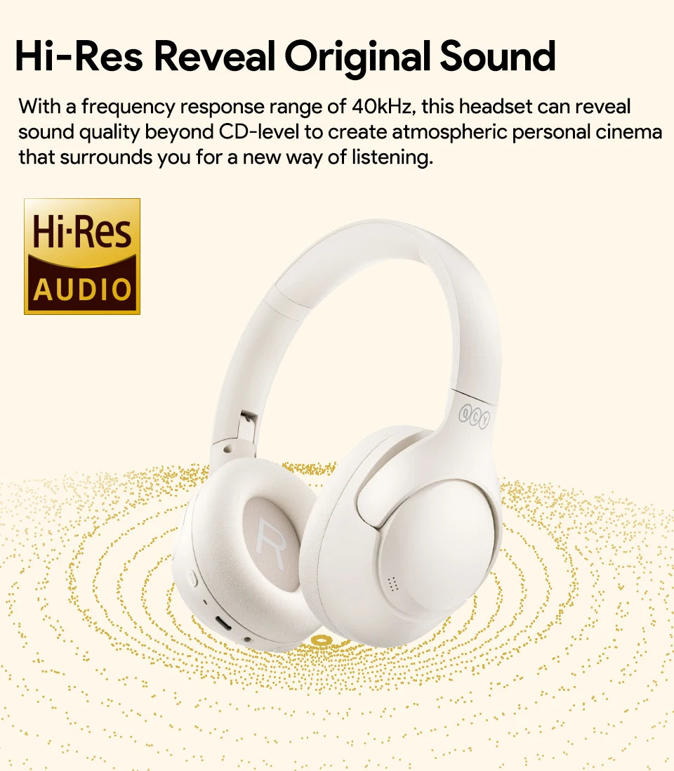 QCY H3 Auriculares ANC LDAC Bluetooth 5.4 60h