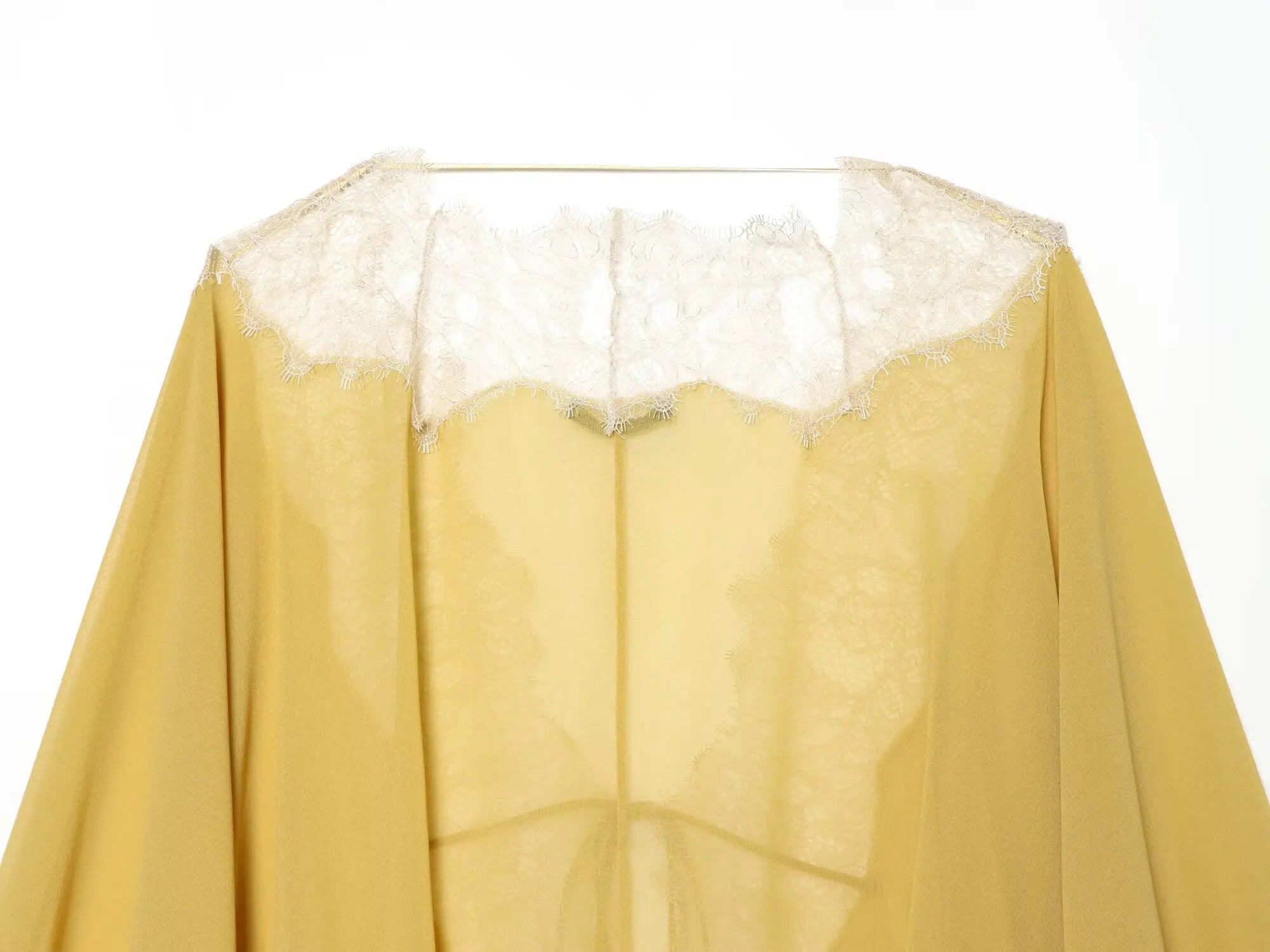 Blusa Elegante con Encaje y Manga Larga para Mujer