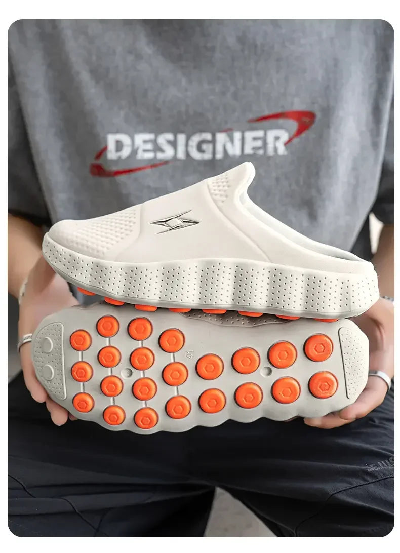 Mocasines casuales para hombre de tela transpirable y suela antideslizante