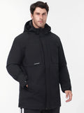 Parka militar con capucha para hombre, abrigo grueso y cálido a prueba de viento, Anorak, chaquetas de invierno