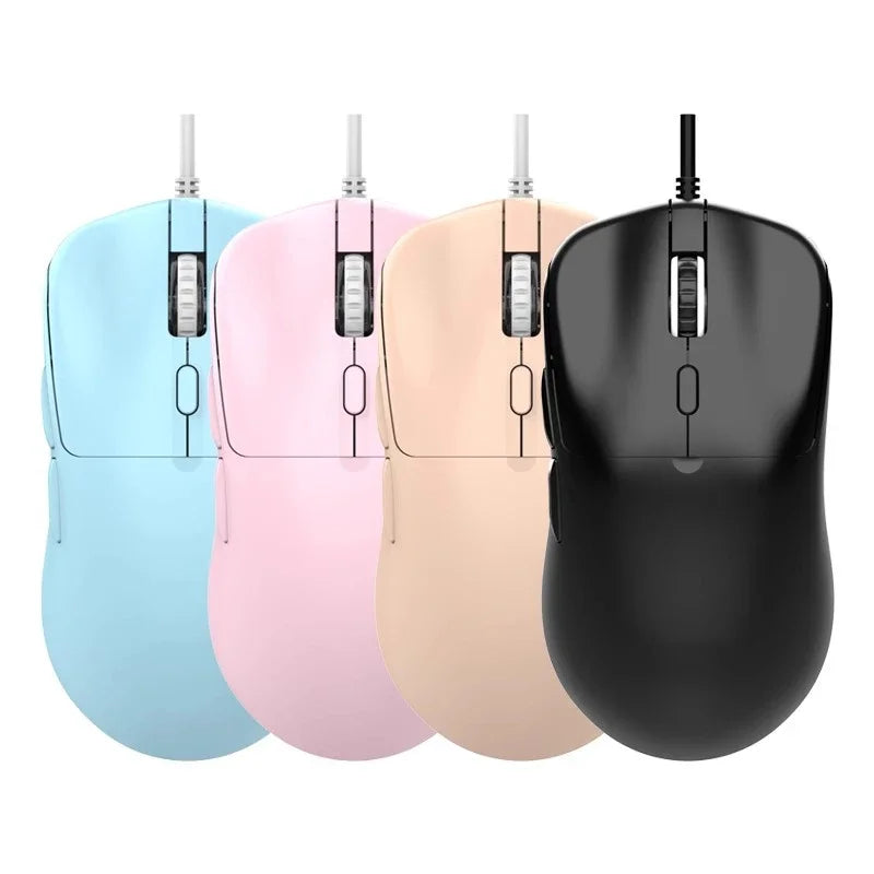 Mouse con Cable Lenovo M3, Ergonómico, 6 Botones, DPI Ajustable