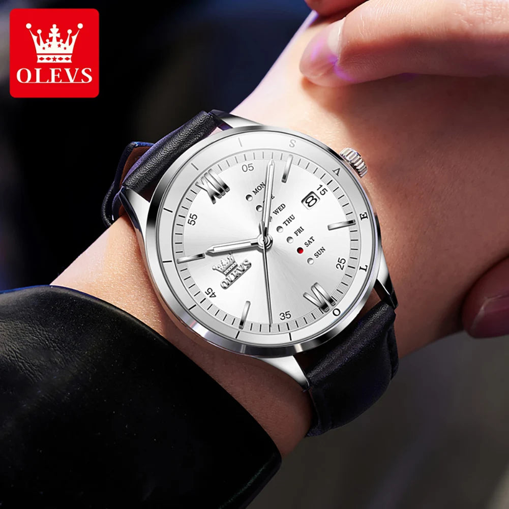 Reloj de Cuarzo OLEVS 2931 para Hombre con Movimiento Japonés