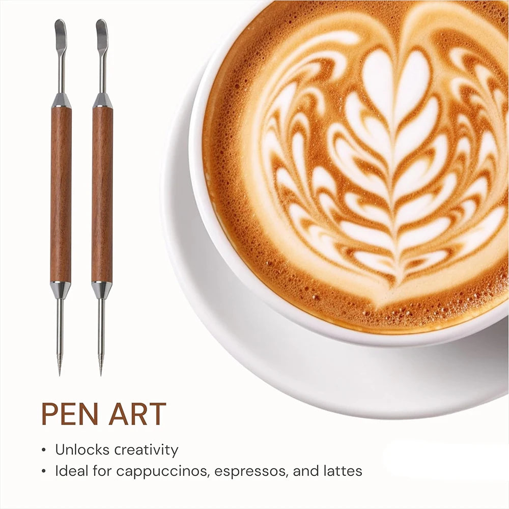 Pluma de Acero Inoxidable para Latte Art