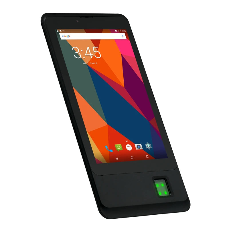 7 ''4G LTE llamada telefónica tarjeta SIM Dual Tablet PC soporte función de huella digital 1GB RAM 8GB ROM Quad Core MTK8735 GPS Android 8,1 GSM