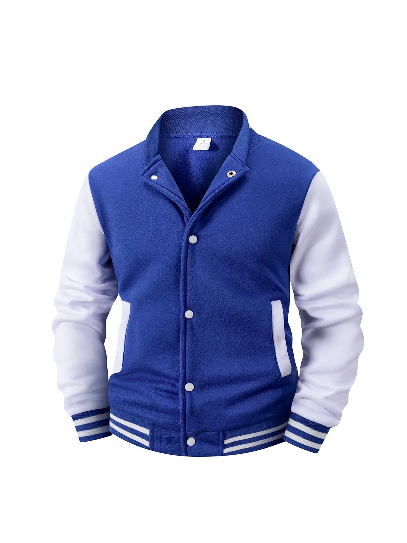 Chaqueta Universitaria de Béisbol para Hombre, Forro Polar, Retro