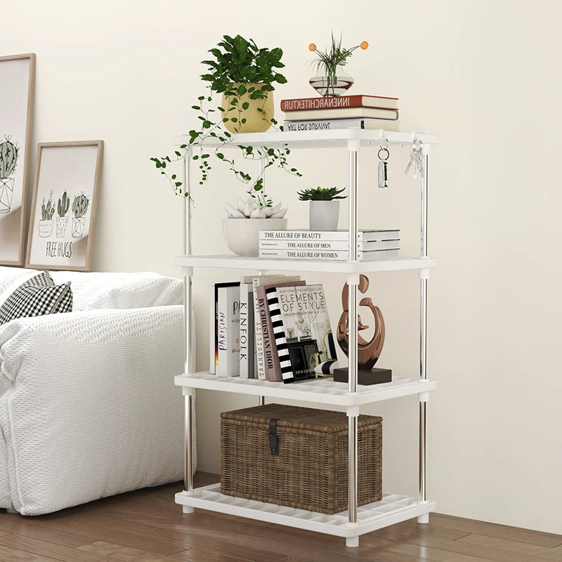 Estante organizador multiusos de varios niveles para cocina, baño y dormitorio