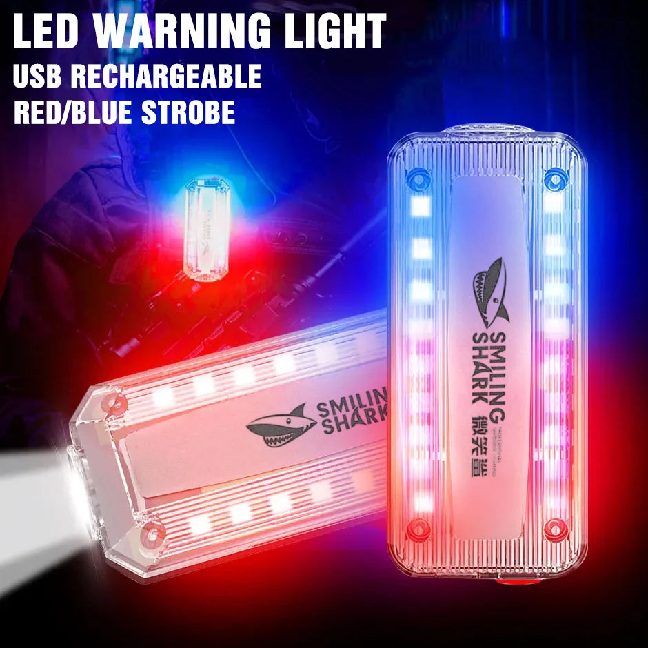 Luz LED Estroboscópica con Clip para Correr y Seguridad