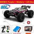 Auto RC 4WD 1:16 de Alta Velocidad 80 KM/H con Control Remoto