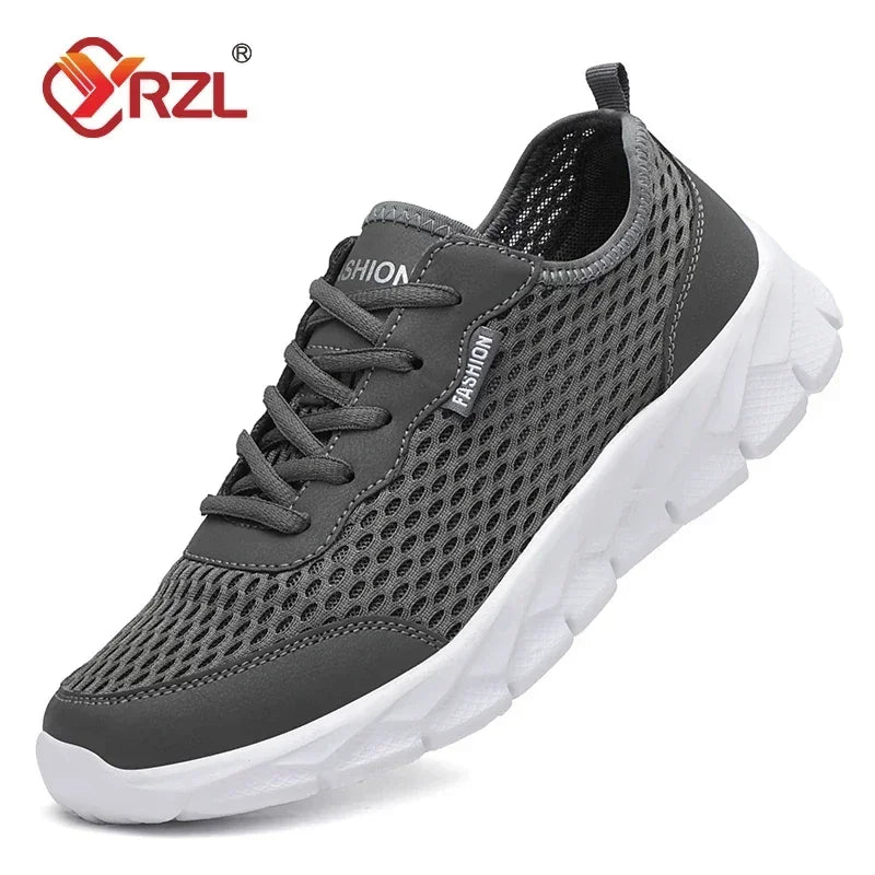 YRZL-Zapatillas deportivas transpirables para hombre, zapatos ligeros, a la moda, de talla grande 38-48