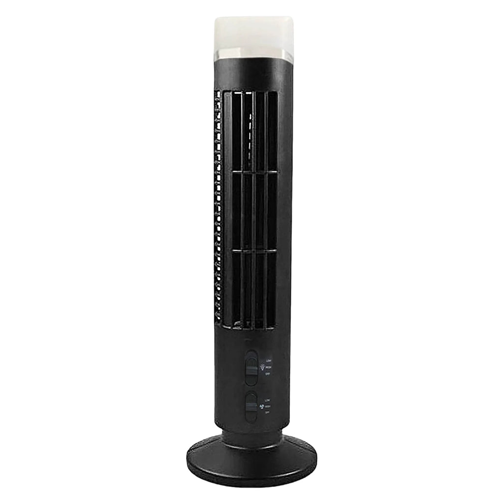 Ventilador de Torre Mini Sin Aspas con Luz y Alimentación USB