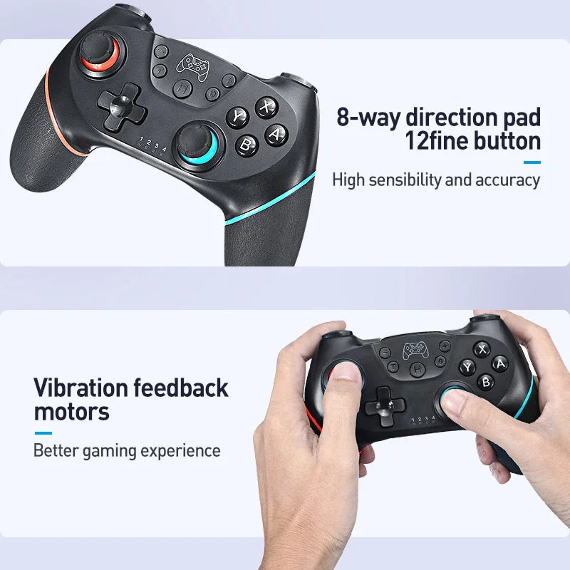 Control Inalámbrico Bluetooth para Nintendo Switch y OLED Lite, Control Remoto para PC, Joystick, Gamepad, Mando para Juegos de Computadora