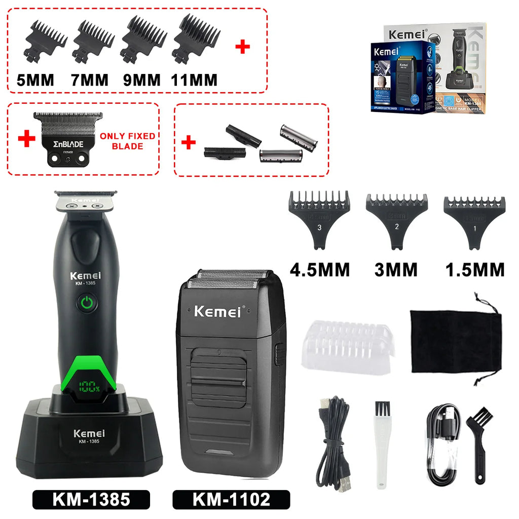 Cortadora de Pelo Profesional para Hombre, Cuchilla DLC, Motor DCM 7500 RPM