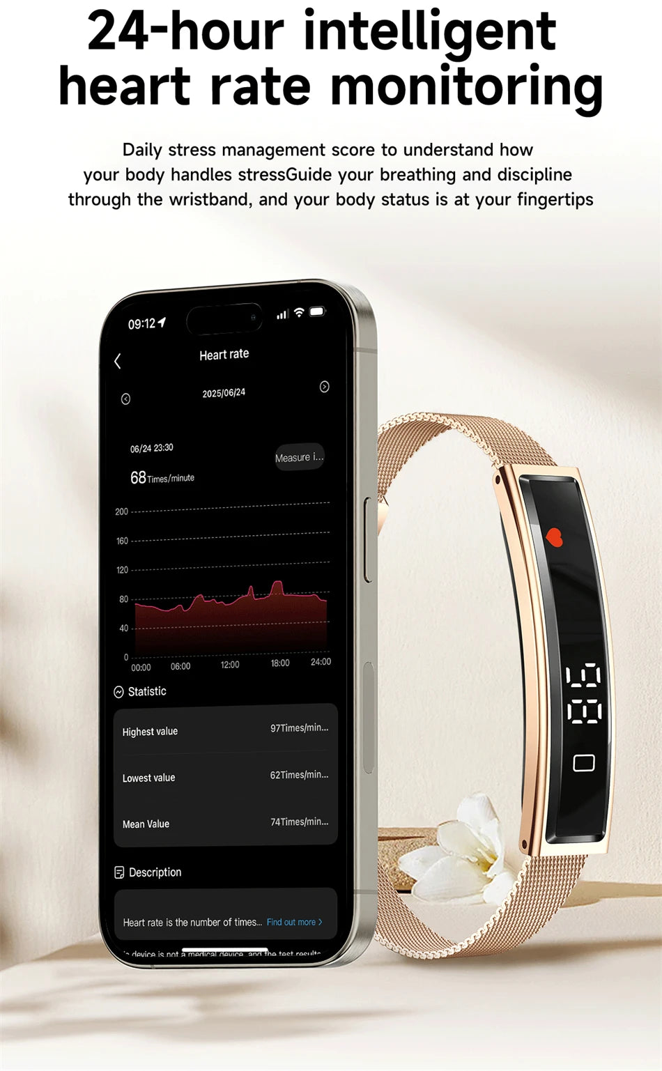 Reloj Inteligente con Podómetro y Monitor de Sueño