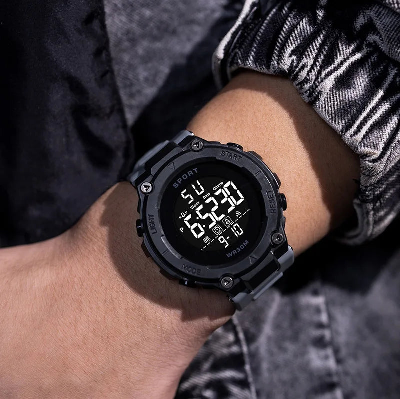 Reloj Deportivo Digital YIKAZE Militar para Hombre