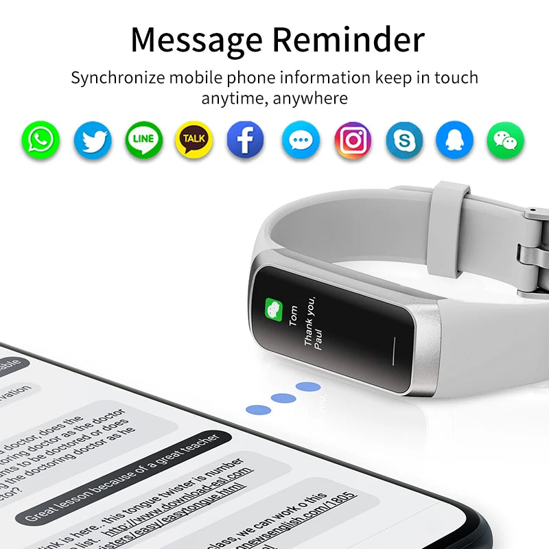 LIGE Reloj Inteligente AMOLED Fitness Tracker